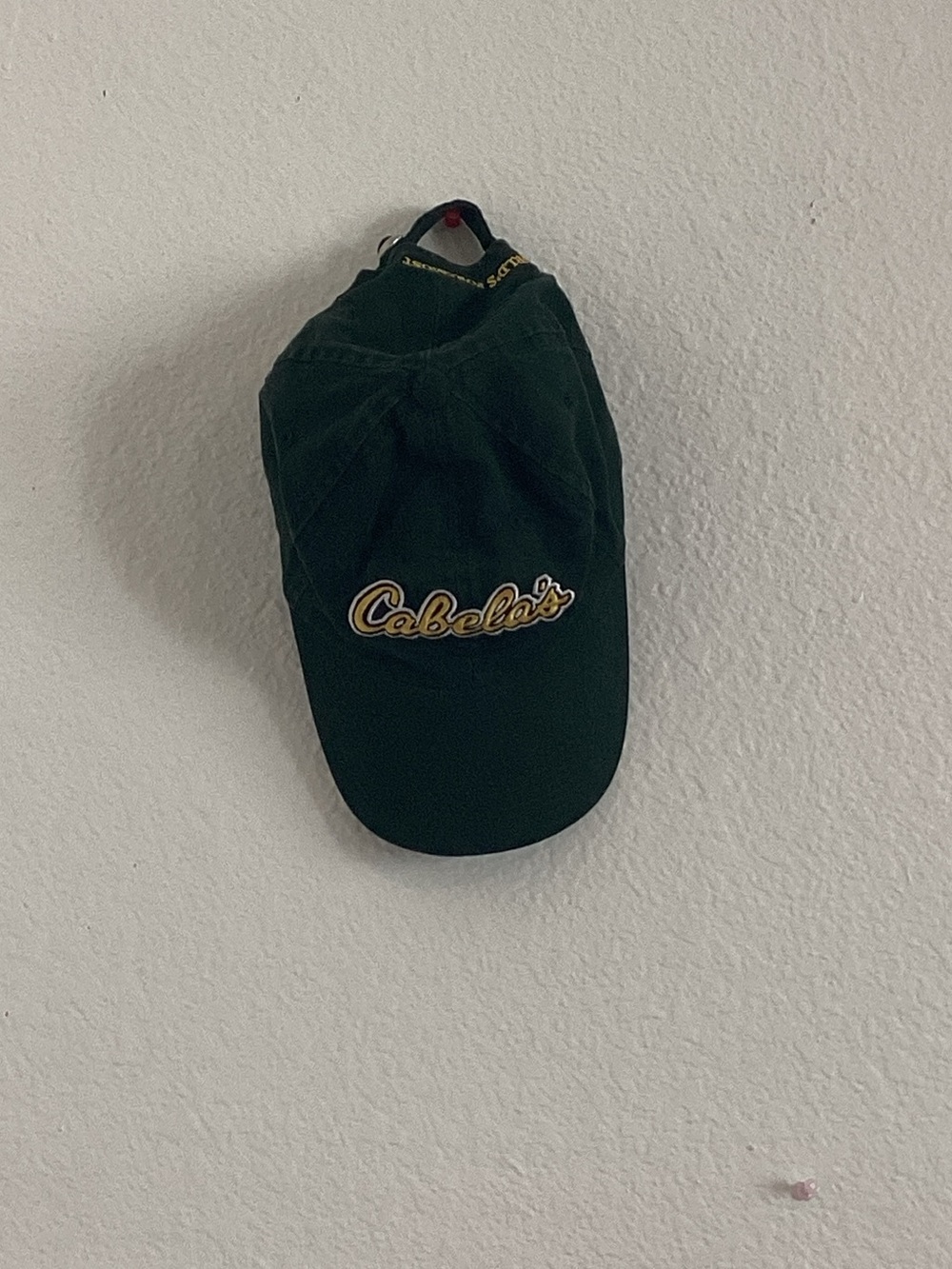 Cabela's Black and Gold Embroidered Logo Cap